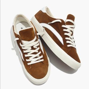 Madewell Sidewalk Low-Top Sneakers Suede/Sherpa